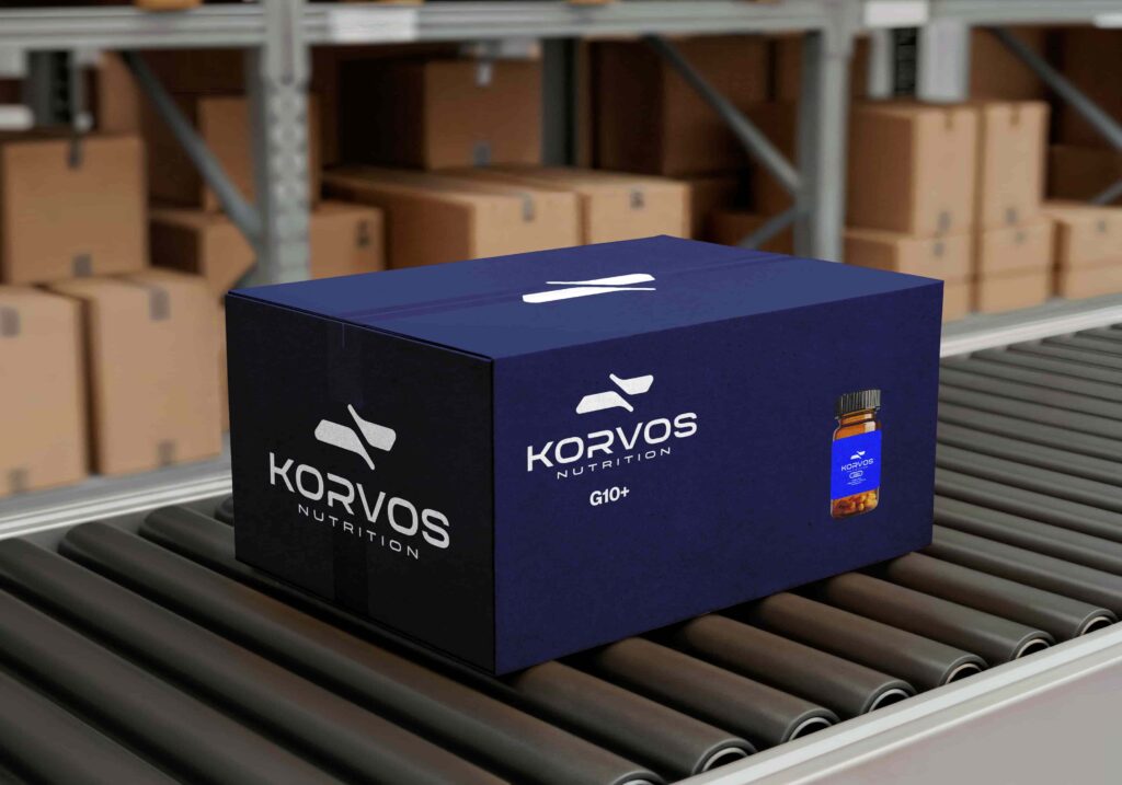 packaging korvos bleu